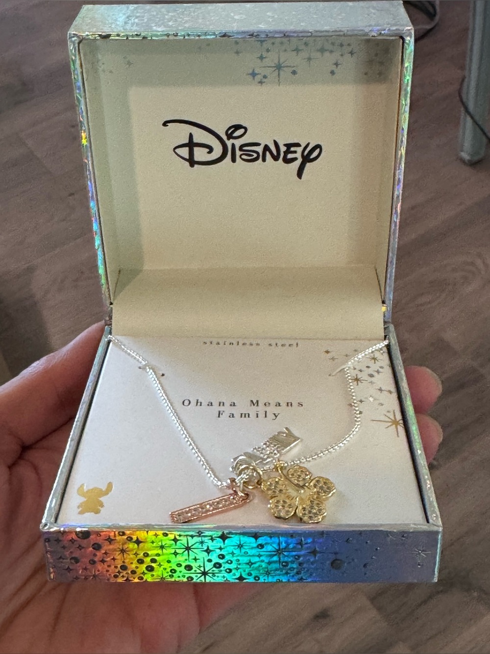 Lilo Stitch Ohana Means Family necklace - Picture 3 of 5